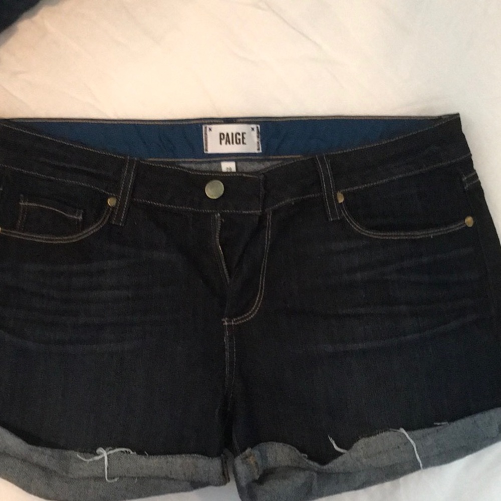 Dark blue Paige Jean short